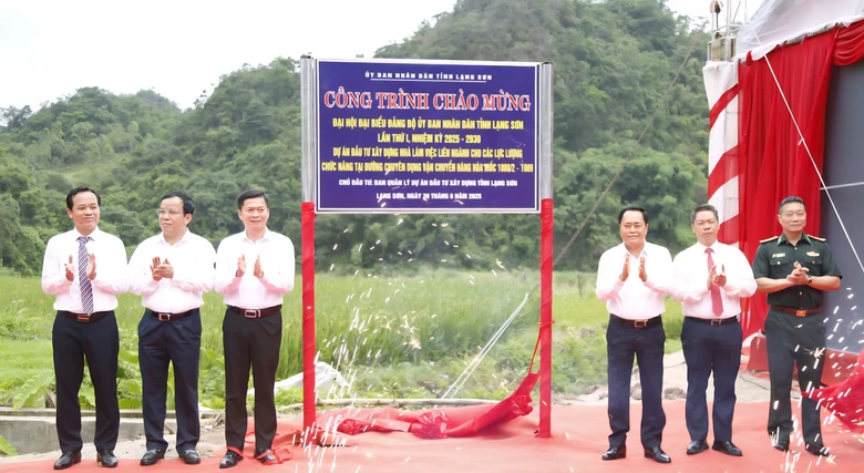 Những dự &aacute;n, c&ocirc;ng tr&igrave;nh n&agrave;o được chọn gắn biển ch&agrave;o mừng đại hội Đảng bộ tỉnh Lạng Sơn?- Ảnh 1.