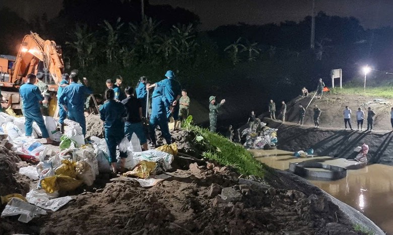 Bắc Ninh chi 450 tỷ đồng khẩn cấp x&acirc;y trạm bơm sau sự cố nghi&ecirc;m trọng ảnh hưởng đ&ecirc; tả Cầu- Ảnh 1.