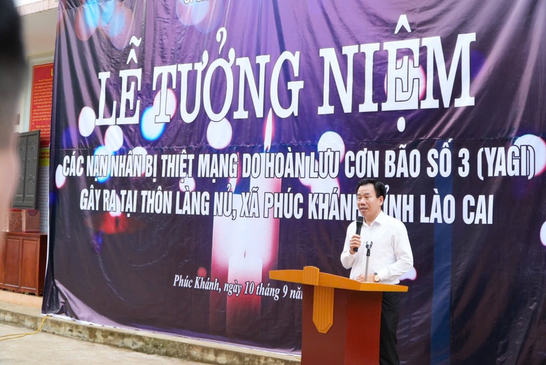L&agrave;o Cai tưởng niệm một năm thảm họa lũ qu&eacute;t L&agrave;ng Nủ- Ảnh 3.