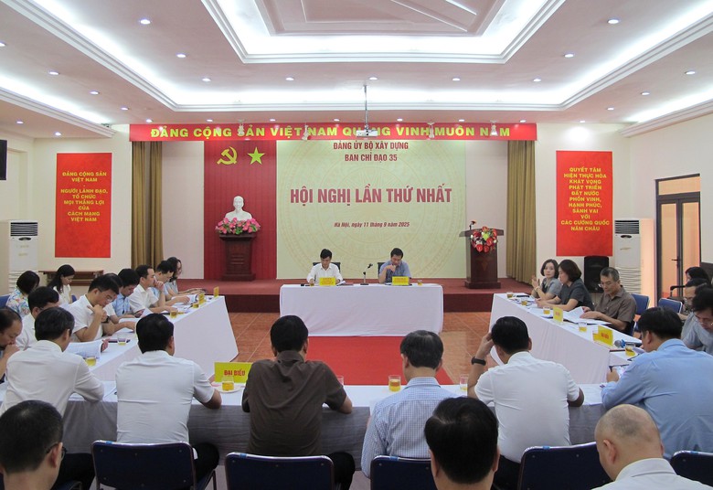 Ban Chỉ đạo 35 Đảng ủy Bộ X&acirc;y dựng tổ chức Hội nghị lần thứ nhất- Ảnh 3.