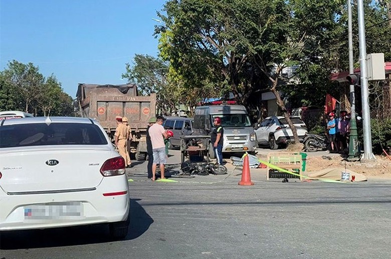 Hiện trường vụ tai nạn - Ảnh: BHT.