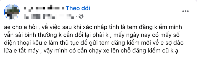 Cảnh b&aacute;o thủ đoạn lừa đảo đổi tem kiểm định, lợi dụng s&aacute;p nhập tỉnh
- Ảnh 1.