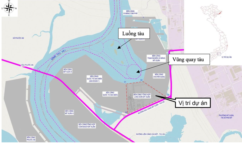 Gần 2.400 tỷ đồng xây dựng Bến cảng tổng hợp Long Sơn Mỹ Xuân- Ảnh 2. Gần 2.400 tỷ đồng xây dựng Bến cảng tổng hợp Long Sơn Mỹ Xuân- Ảnh 2.