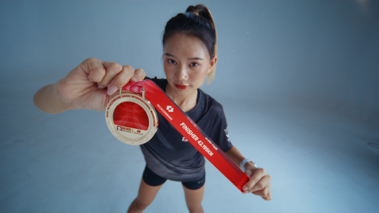 B&ugrave;ng nổ bộ vật phẩm v&agrave; c&ocirc;ng nghệ số tại giải Marathon Quốc tế H&agrave; Nội Techcombank m&ugrave;a thứ 4- Ảnh 2.