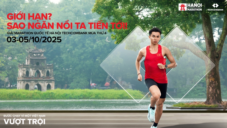 B&ugrave;ng nổ bộ vật phẩm v&agrave; c&ocirc;ng nghệ số tại giải Marathon Quốc tế H&agrave; Nội Techcombank m&ugrave;a thứ 4- Ảnh 1.
