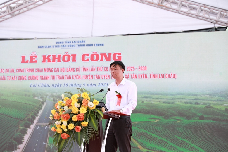 Khởi c&ocirc;ng dự &aacute;n đường tr&aacute;nh 100 tỷ đồng ở Lai Ch&acirc;u- Ảnh 5.