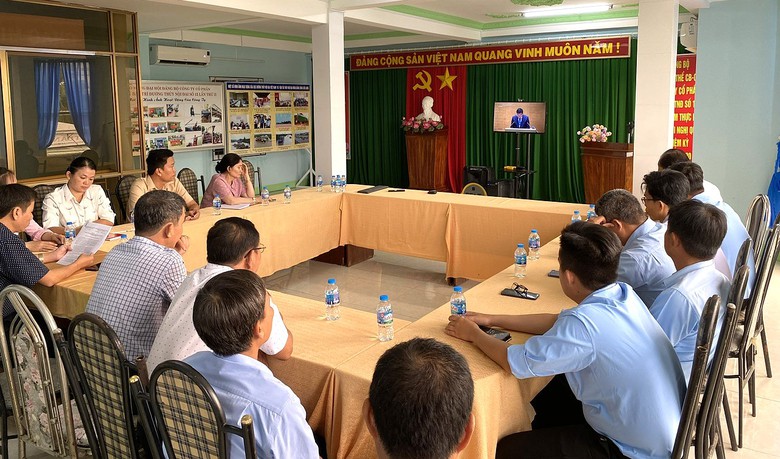 Đảng bộ Bộ X&acirc;y dựng kết nối Hội nghị to&agrave;n quốc qu&aacute;n triệt 4 Nghị quyết của Bộ Ch&iacute;nh trị- Ảnh 5.