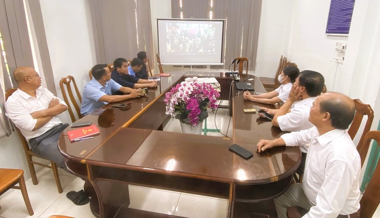 Đảng bộ Bộ X&acirc;y dựng kết nối Hội nghị to&agrave;n quốc qu&aacute;n triệt 4 Nghị quyết của Bộ Ch&iacute;nh trị- Ảnh 9.