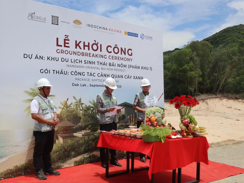 Cao L&ecirc; Land Concept khởi c&ocirc;ng g&oacute;i thầu cảnh quan tại dự &aacute;n Mandarin Oriental B&atilde;i Nồm- Ảnh 1.