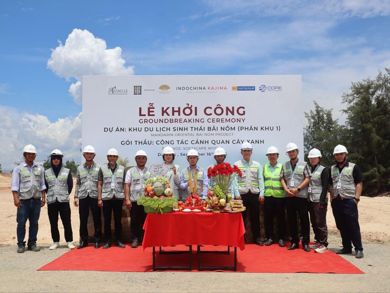 Cao L&ecirc; Land Concept khởi c&ocirc;ng g&oacute;i thầu cảnh quan tại dự &aacute;n Mandarin Oriental B&atilde;i Nồm- Ảnh 4.