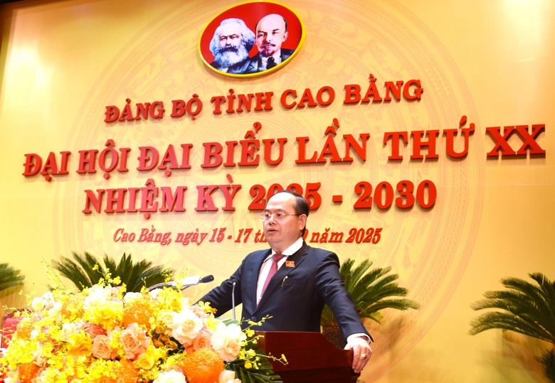 X&acirc;y dựng Cao Bằng ph&aacute;t triển nhanh, bền vững- Ảnh 1.