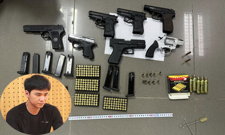 Ph&aacute; đường d&acirc;y mua b&aacute;n s&uacute;ng đạn quy m&ocirc; lớn từ Campuchia về Việt Nam ti&ecirc;u thụ- Ảnh 1.