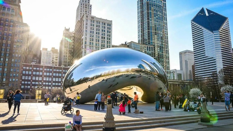 Quảng trường Millennium Park tại Chicago (Mỹ). Ảnh: NEA.L O'BRYAN