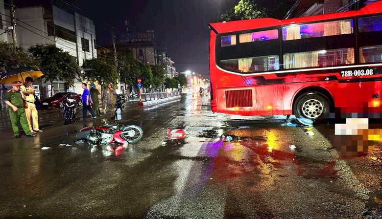 Hiện trường vụ tai nạn - Ảnh: Hữu Phúc. Hiện trường vụ tai nạn - Ảnh: Hữu Phúc.