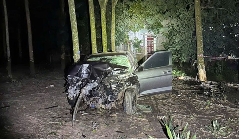 Hiện trường vụ tai nạn.