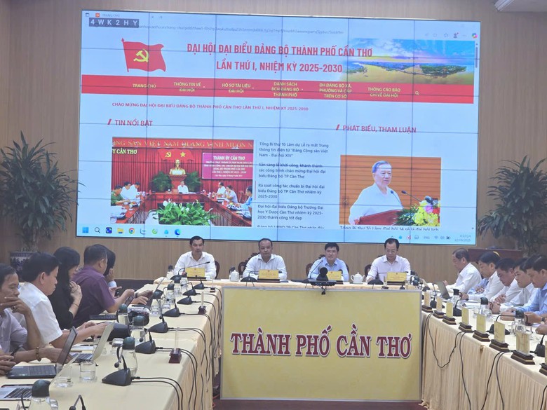 485 đại biểu sẽ tham dự Đại hội Đảng bộ th&agrave;nh phố Cần Thơ lần thứ I- Ảnh 1.