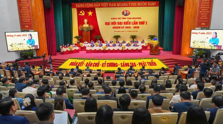 Đại hội Đảng bộ Thái Nguyên: Khát vọng bứt phá, vươn tầm trung tâm công nghiệp hiện đại- Ảnh 4. Đại hội Đảng bộ Thái Nguyên: Khát vọng bứt phá, vươn tầm trung tâm công nghiệp hiện đại- Ảnh 4.