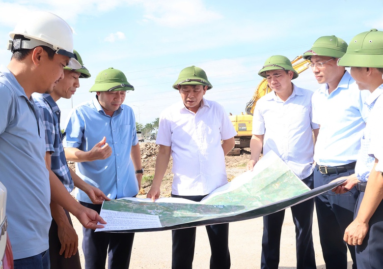 Bắc Ninh th&uacute;c tiến độ mặt bằng dự &aacute;n đường gần 1.500 tỷ đồng- Ảnh 1.