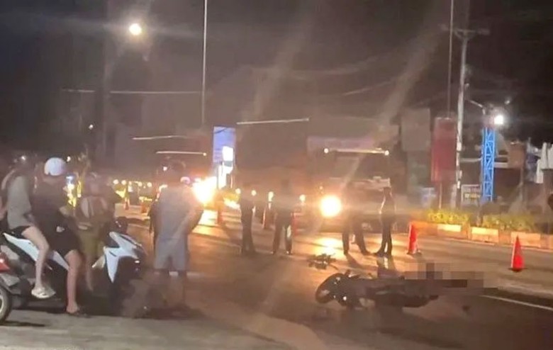 Hiện trường vụ tai nạn - Ảnh: TTXVN.