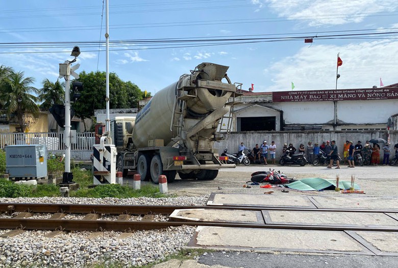 Hiện trường vụ tai nạn.