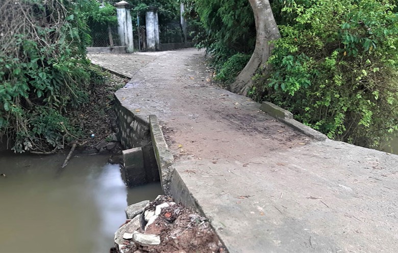 Nơi xảy ra vụ tai nạn khiến &ocirc;ng H tử vong - Ảnh: Xu&acirc;n Thức.