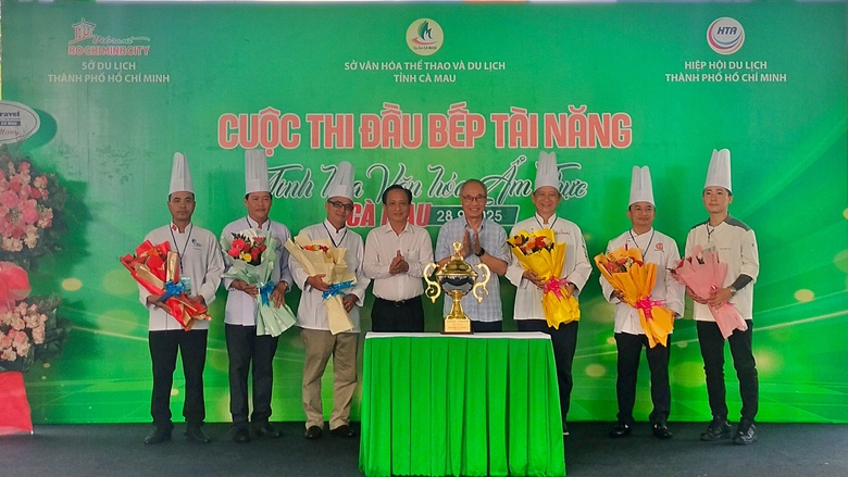 Cuộc thi đầu bếp t&agrave;i năng giới thiệu "Tinh hoa Văn h&oacute;a ẩm thực C&agrave; Mau"- Ảnh 1.