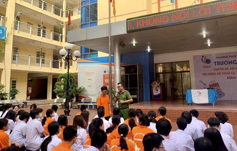 Th&oacute;i quen n&oacute;i kh&ocirc;ng với thuốc l&aacute; bắt đầu từ trường học- Ảnh 1.