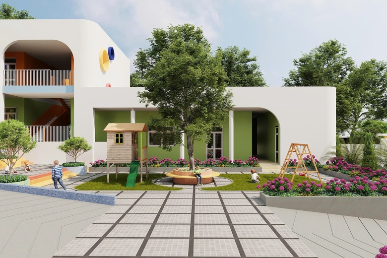 Đ&egrave;o Cả thi c&ocirc;ng trường mầm non Bộ C&ocirc;ng an trao tặng học sinh v&ugrave;ng "qu&ecirc; hương c&aacute;ch mạng"- Ảnh 4.