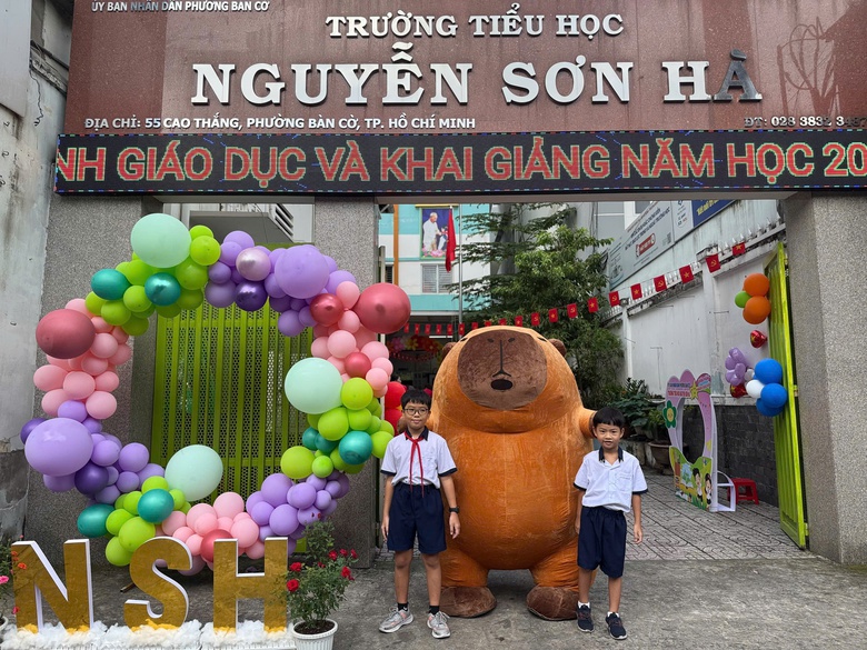 TP.HCM: Nhiều trường học đ&oacute;n Hu&acirc;n chương Lao động trong lễ khai giảng năm học mới- Ảnh 5.