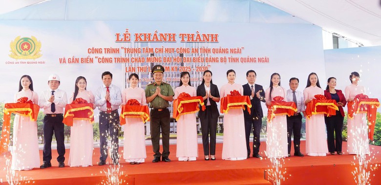 Kh&aacute;nh th&agrave;nh đưa v&agrave;o sử dụng Trung t&acirc;m chỉ huy C&ocirc;ng an tỉnh Quảng Ng&atilde;i- Ảnh 1.