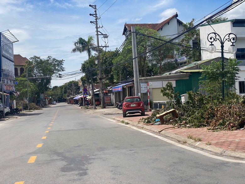 Nghệ An: Hơn 10 ng&agrave;y sau b&atilde;o số 5, c&acirc;y xanh g&atilde;y đổ vẫn ngổn ngang đường phố Vinh- Ảnh 6.