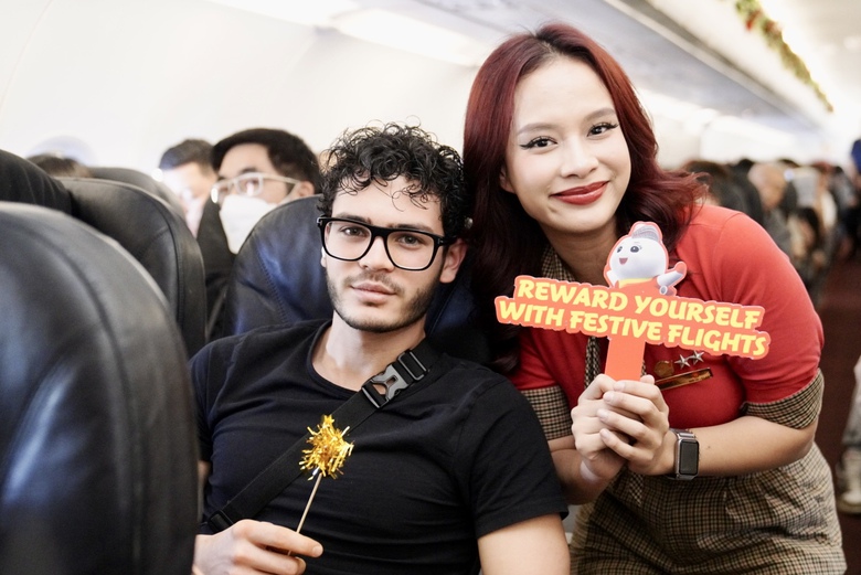 Sắc đỏ Vietjet khơi nguồn năng lượng trong chuyến bay đầu năm 2026- Ảnh 2.