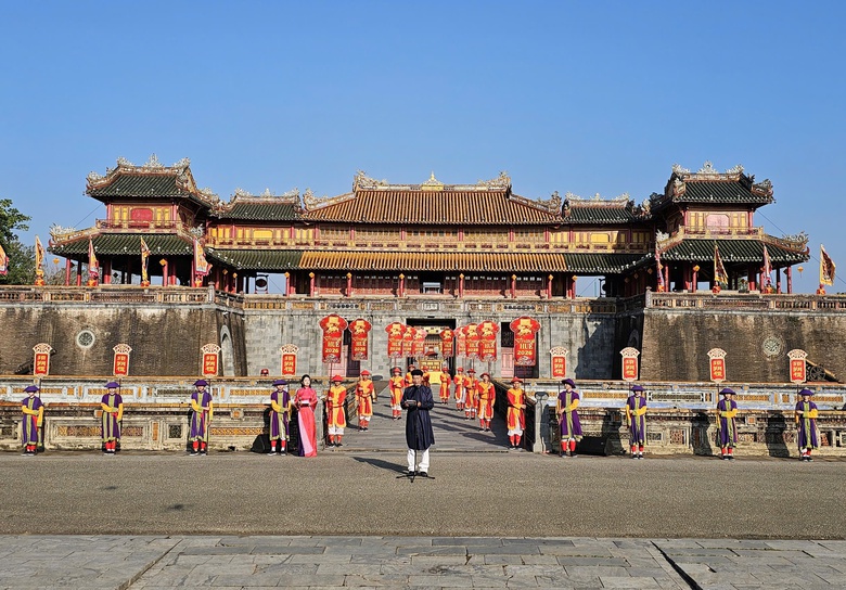 Lễ Ban s&oacute;c của triều Nguyễn mở m&agrave;n Festival Huế 2026- Ảnh 1.