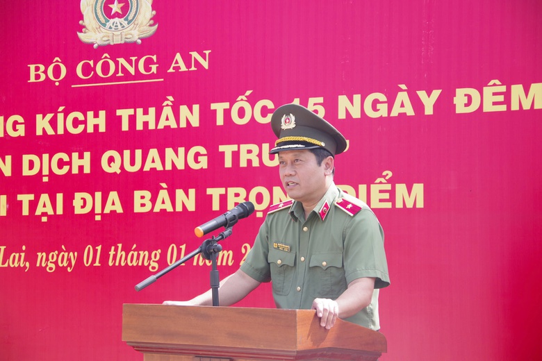 Bộ Công an làm lễ xuất quân thần tốc 15 ngày đêm, quyết thắng "Chiến dịch Quang Trung"- Ảnh 1. Bộ Công an làm lễ xuất quân thần tốc 15 ngày đêm, quyết thắng "Chiến dịch Quang Trung"- Ảnh 1.