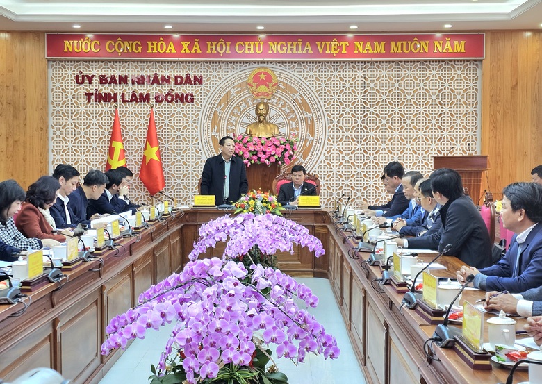 Bộ trưởng Trần Hồng Minh: L&acirc;m Đồng giải quyết nhiều vấn đề hạ tầng giao th&ocirc;ng, x&acirc;y dựng- Ảnh 2.