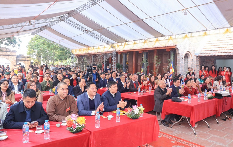 Cao X&aacute; (H&agrave; Nội) kh&aacute;nh th&agrave;nh khu nh&agrave; mẫu ch&ugrave;a Th&iacute;ch Ca- Ảnh 1.