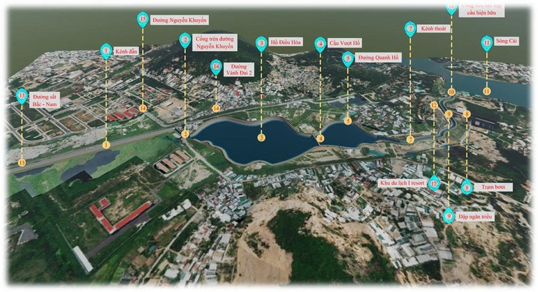 X&acirc;y hồ điều h&ograve;a ở phường T&acirc;y Nha Trang kết hợp giao th&ocirc;ng v&agrave; chống ngập lụt- Ảnh 2.