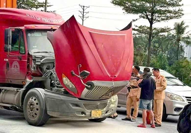 Hiện trường vụ việc.