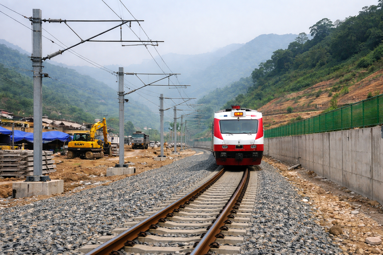 Dồn lực khởi c&ocirc;ng tuyến ch&iacute;nh đường sắt L&agrave;o Cai - H&agrave; Nội - Hải Ph&ograve;ng cuối năm 2026- Ảnh 3.
