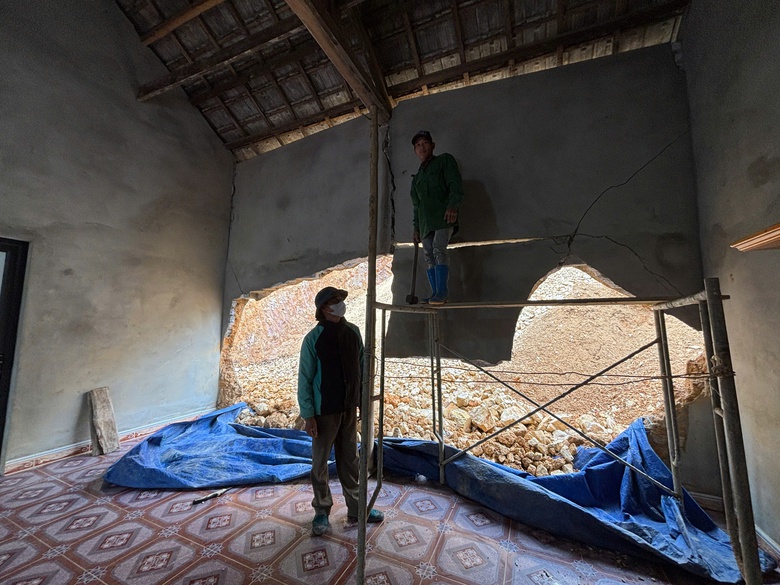 Mùa xuân về sớm trên những mái nhà đang hồi sinh sau bão ở xã vùng cao Tràng Xá- Ảnh 14. Mùa xuân về sớm trên những mái nhà đang hồi sinh sau bão ở xã vùng cao Tràng Xá- Ảnh 14.