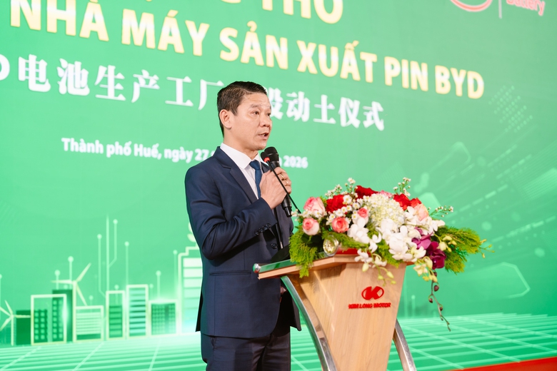 Kim Long Motor xây nhà máy pin BYD 130 triệu USD tại Huế- Ảnh 3. Kim Long Motor xây nhà máy pin BYD 130 triệu USD tại Huế- Ảnh 3.