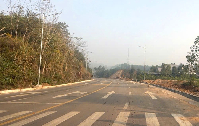 Dự &aacute;n đường giao th&ocirc;ng từ QL47 đến đường Hồ Ch&iacute; Minh sẽ b&agrave;n giao trong qu&yacute; I/2026- Ảnh 1.