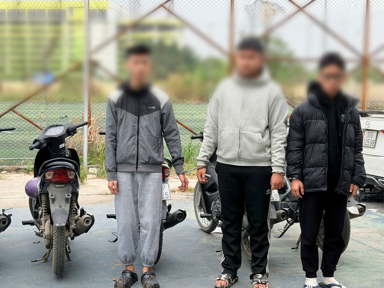 H&agrave; Nội: Bắt giữ nh&oacute;m trộm h&agrave;ng loạt xe m&aacute;y trong khu đ&ocirc; thị ở T&acirc;y Mỗ- Ảnh 1.