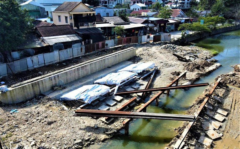 Cận cảnh dự &aacute;n cầu, đường 180 tỷ đồng ở Huế vướng mặt bằng, ngưng thi c&ocirc;ng- Ảnh 5.