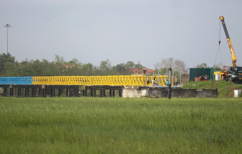 C&ocirc;ng tr&igrave;nh tu bổ cầu Hiền Lương thi c&ocirc;ng xuy&ecirc;n lễ, chạy nước r&uacute;t về đ&iacute;ch- Ảnh 4.