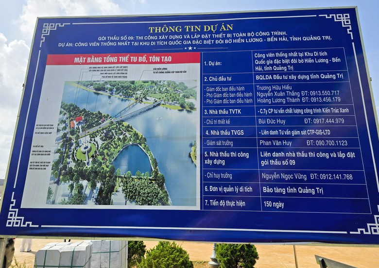 C&ocirc;ng tr&igrave;nh tu bổ cầu Hiền Lương thi c&ocirc;ng xuy&ecirc;n lễ, chạy nước r&uacute;t về đ&iacute;ch- Ảnh 7.