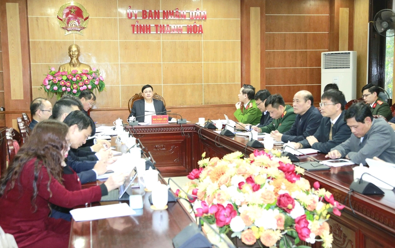 Thanh H&oacute;a: Tiếp tục n&acirc;ng cao vai tr&ograve;, tr&aacute;ch nhiệm trong c&ocirc;ng t&aacute;c bảo đảm trật tự ATGT- Ảnh 1.