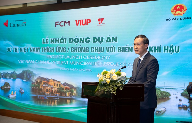 Khởi động dự án “Đô thị Việt Nam thích ứng, chống chịu với biến đổi khí hậu”- Ảnh 3.