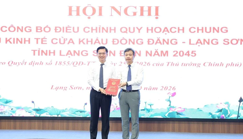 Công bố điều chỉnh quy hoạch chung Khu kinh tế cửa khẩu Đồng Đăng - Lạng Sơn đến năm 2045- Ảnh 2.