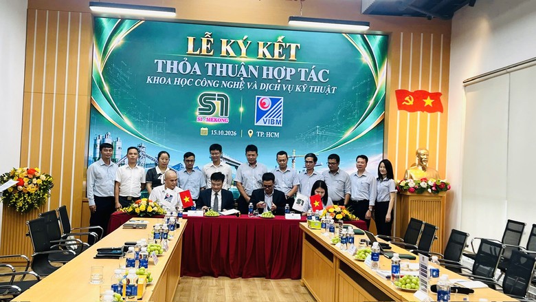 Viện VLXD và S1 Mekong ký kết hợp tác khoa học công nghệ và dịch vụ kỹ thuật- Ảnh 1.